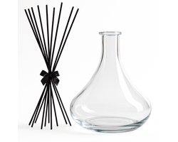 Losse XL Geurstokjes met Karaf - Labryce - 750 ml - Zonder Huisparfum