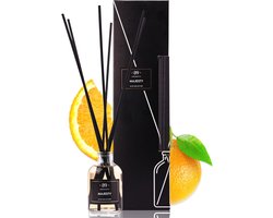 Luxe Geurstokjes Set met Mandarijn Kumquat Geur - Intensieve Ruimteverfrisser voor Thuis