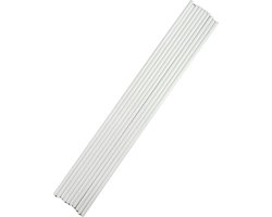 Luxe Losse Aromatherapie Geurstokjes - 50 Stuks - Witte Vezel - 26cm x 4mm - Geurverspreiders - Navulling Geurstokjes Wit - Diffuser