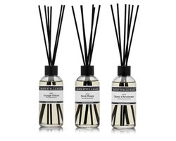 Marie-Stella-Maris Fragrance Sticks Discovery Trio Geurstokjes set - 3x 100 ml - Voyage Vetiver - Rock Roses - Objets d'Amsterdam