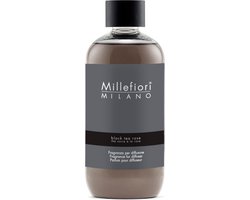Millefiori Milano Navulling voor Geurstokjes 250 ml - Black Tea Rose