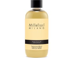 Millefiori Milano Navulling voor Geurstokjes 250 ml - Honey & Sea Salt