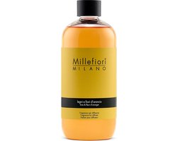 Millefiori Milano Navulling voor Geurstokjes 250 ml - Legni e Fiori d'Arancio