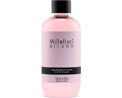 Millefiori Milano Navulling voor Geurstokjes 250 ml - Magnolia Blossom & Wood