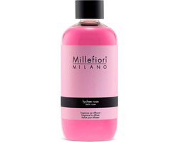 Millefiori Milano Navulling voor Geurstokjes 500 ml - Lychee Rose