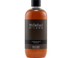 Millefiori Milano Navulling voor Geurstokjes 500 ml - Vanilla & Wood