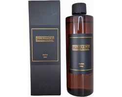 Navulling geurstokjes Amber 250ML Toussaint Interieur | navulling geurverspreiders | Luxe geurstokjes navulling Amber