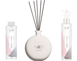 NG Home Perfume Bella Vida set - Fragrance Sticks, Refill & Roomspray