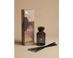 ÓSER Geurstokjes - Geurstokjes Rituals - Reed Diffuser - Interieurparfum - Huisparfum - Huisgeur Geurstokjes - Geurkaars Rituals - EMBER 180ml