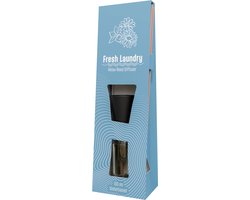 Power Air - Fresh Laundry - Geur stokjes - Relax Reed Diffuser - 100 ml - Langdurige geurverspreiding - Fris en schoon - eenvoudig
