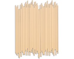 Reed Diffuser Sticks - 50 Stuks - Aroma Geur Stokken voor Etherische Oliën - Natuurlijke Rotanhoutvervanging