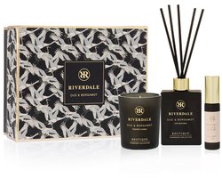 Riverdale - Geschenkset - Oud & Bergamot - Small - Multicolour - Geurstokjes, geurkaars en huisparfum