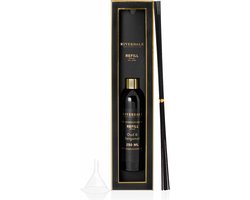 Riverdale - Geurstokjes navulling Oud & Bergamot - 250ml Zwart