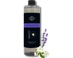 Scentchips® Geurstokjes Navulling - Lavendel & Jasmine - Geurverspreider - Luchtverfrisser - Huisparfum - 400ml