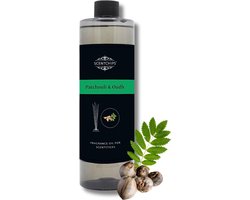 Scentchips® Geurstokjes Navulling - Patchouli & Oudh - Geurverspreider - Luchtverfrisser - Huisparfum - 400ml