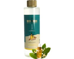 Scentmoods Geurstokjes Navulling - Musk & Wood - Geurverspreider - Luchtverfrisser - Huisparfum - 400ml