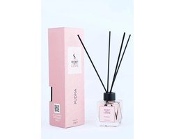 Secret of Love Pudra - Luxe Geurstokjes Poedergeur , Langdurige Kamergeur Diffuser, Huisparfum - 100ml