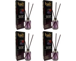 Set van 4 Mikado Luchtverfrisser Rotan Stokjes Huisparfum voor Woonkamer en Elke Kamer