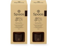 Spaas Iconic Geurstokjes - Beaming Bliss - 150ml - Ø7,5cm - 2 stuks