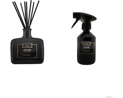 Treatments Ceylon Home Fragrance Set - Aardewerk / Kunststof - Zwart / Grijs