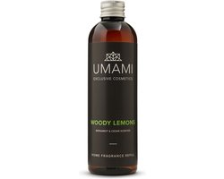 Umami Exclusive Cosmetics Woody Lemons Home Fragrance Refill Bergamot & Ceder 250ml