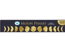 Wierookstokjes 'Moon Phases', Green Tree, 15 gram