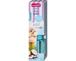 Zomer Geurstokjes - Coco Gelato | 1x 90ml - Zomerse Kokos IJs | Geurverspreider - Frisse Geur - Lente & Zomer