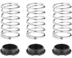 3 sets trimmerkopveerkap en vervangende veer, reparatieset voor grasmaaiers compatibel met Echo Speed Feed 400/450/375 en Shindaiwa Lawn Care vervangende onderdelen V450001880/V494000840