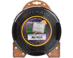 4,5 mm trimmerdraad voor nauwkeurig snijden - 16 m 4-kantig nylon snijdraad