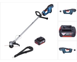 Bosch GRT 18V-33 Professionele accu grastrimmer 18 V 330 mm borstelloos + 1x accu 4.0 Ah - zonder oplader