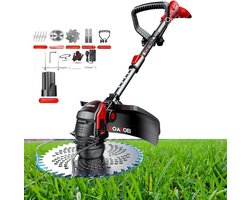 Bovista Kantenmaaier Electrisch - Met Accu - Draadloos - Voegenborstel - Grastrimmer - Kantensnijder - Onkruidborstel - Bosmaaier - Elektrische - A