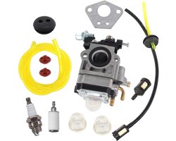 Cuhostki-1-Delige-Carburateur-1-Delige-Set-Trimmers-Bosmaaier-Carburateur-Set-Zwart--Inclusief-Reparatiewerkzeuge-Voor-Snelle-Installatie