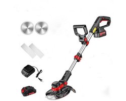Dewelling FY9099 2-in-1 Grastrimmer en Kantensnijder – 2 soorten messen, 90° draaibare motorkop, verstelbare steel