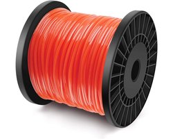 Draad voor Grastrimmer - 5-kant Nylon Trimmersnoer 2,8 mm - 100 Meter Rood