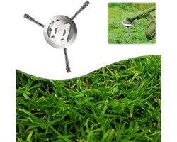 Efficiënte Onkruidverwijderaar en Draadborstel voor Grasmaaier - Duurzaam en Multifunctioneel