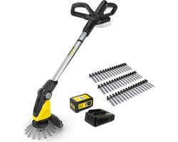 Kärcher Accu Onkruidverwijderaar WRE 18-55 inclusief Starterpack oplader & Accu 18/50 - 18 Volt - 3 extra borstels