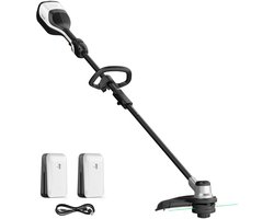 Litheli U20 2*20V snoerloze borstelloze grastrimmer met 2*2.0Ah accu's