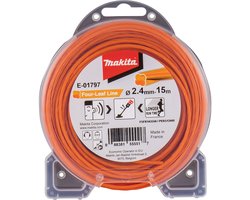 Makita E-01797 Maaidraad Four-Leaf Line oranje - 2,40mm - 15 meter