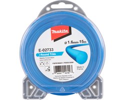 Makita maaidraad rond 1,6 mm x 15 m voor grastrimmer - E-02733
