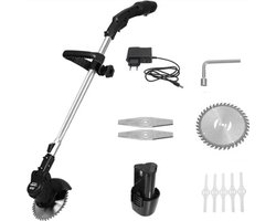 Onkruidborstel - Onkruidborstel Set - Onkruidverdelger - Electrisch - Voegenborstel - Onkruidborstel Bosmaaier - Inclusief 2 accu's en oplaadkabel