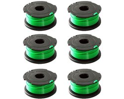 Trimmer Spool Lines Green For Black & Decker GL7033 GL9035 GL8033 String Trimmer Grass Trimmer A6482 (6Pcs)