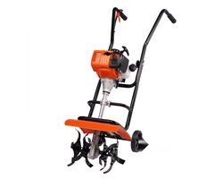 Tuinfrees/Grondfrees - Benzine 4-takt - Krachtige 38 cc Motor - 4 Verstelbare Stalen Tanden - Voor Gazon, Tuin En Akker