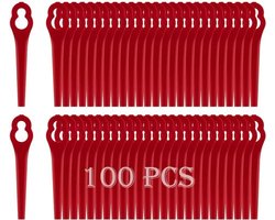 Vervangende messen Geschikt voor Einhell 90mm accu grasmaaiers, 100 stuks, compatibel met RG-CT 18/1 Li, GC-CT 18/24, GC-CT 18/24 P