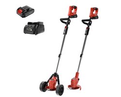 YARDIO Tools® - TGT500W Premium - Grastrimmer - Bosmaaier - Kantenmaaier - Grasmaaier - Elektrische Grastrimmer Bosmaaier - 150mm maaibreedte - 21v incl. 2.0Ah Accu en Snellader