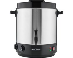 2-in-1 machine voor warme dranken en koken | 32L tank | warmhoudfunctie | timer | 2100W | 30°C - 100°C | roestvrijstalen kookpan | dispenser met aftapkraan