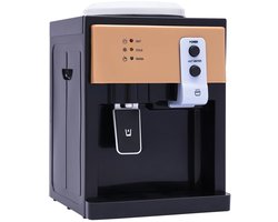 Aafinity Waterdispenser - Heetwaterdispenser - ook koud water - met bovenlader - Champagne Gold - 550W - 500 ML - opwarmtijd 6 minuten