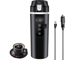 ApexArte® Waterkoker 12v voor Auto - Heetwaterdispenser Klein - Zwart