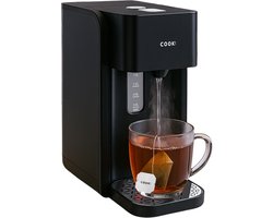 COOK-IT Heetwaterdispenser - 1.5L Instant Waterkoker - 100°C - 250ml per druk - 2200W - BPA-vrij - Heetwatertap - Zwart