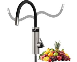 Direct Elektrische Waterverwarmer met LED Display, 3000 W, Direct Warm Water Kraan