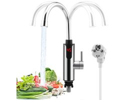 Doorstroomboiler 3300W met LCD-temperatuurweergave voor de keuken